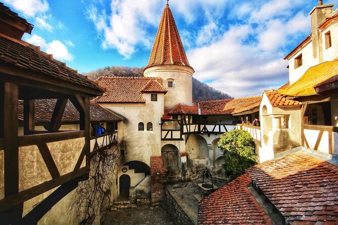 DRACULA CITY BREAK Bran Castle, Peles Castle Sinaia, Brasov City - Day 1: Peleș Castle outside views and the drive into the Carpathians